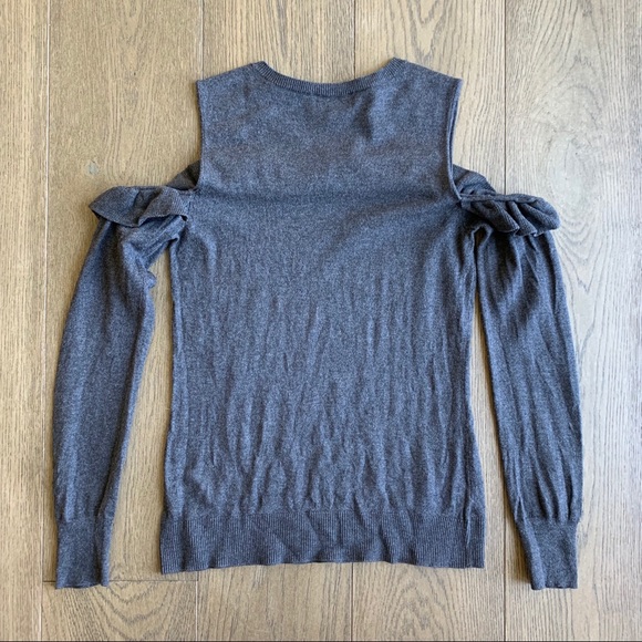 MICHAEL Michael Kors ruffle cold shoulder sweater - Picture 3 of 3